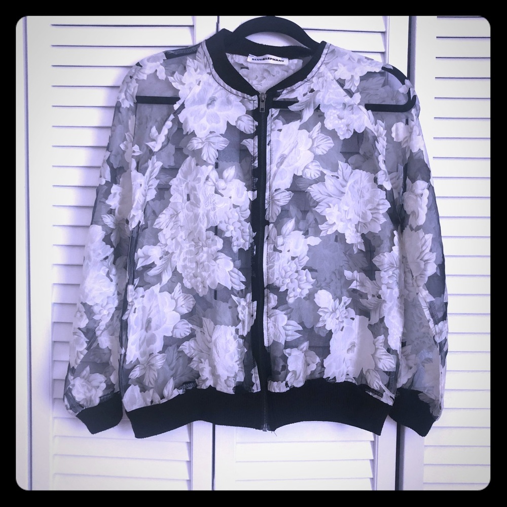 Ladies sheer jacket